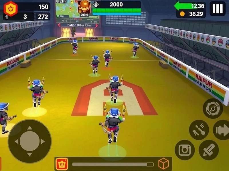 Raipur Rhinos Sprint Gameplay Screenshot